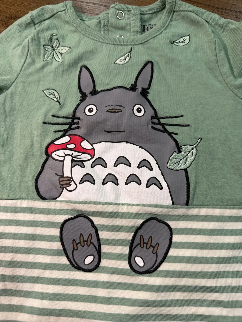 My neighbor Totoro Stripe Baby One-Piece